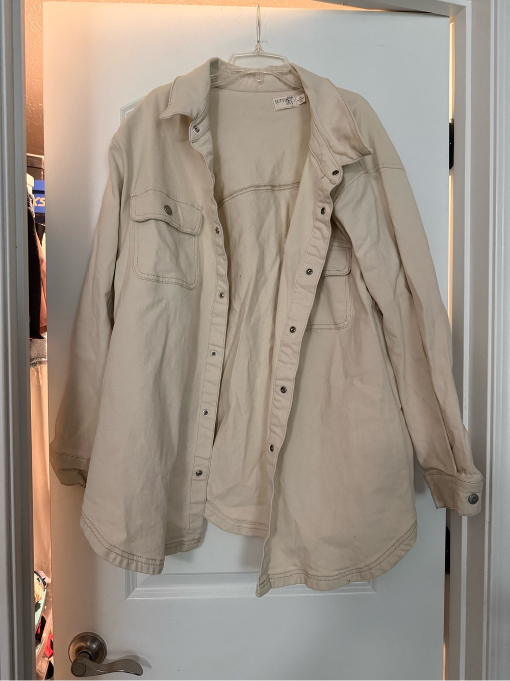 Light Beige Shacket